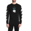Dripping Arrows Logo Arrow Printing Long Sleeves Black