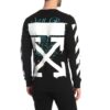 Dripping Arrows Logo Arrow Printing Long Sleeves Black