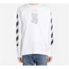 Dripping Arrows Logo Printing Men White