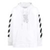 Dripping Arrows Print Hooded Sweatshirt