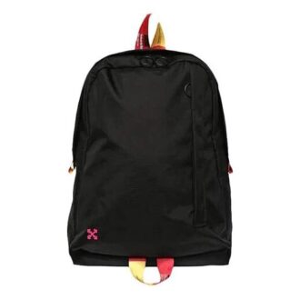 Easy Strap Detail Backpack “Black/ Pink”