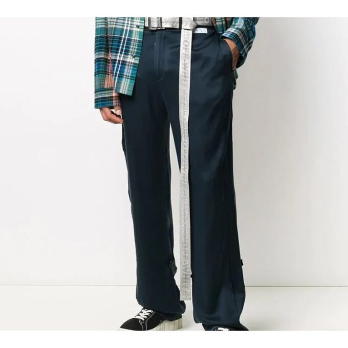 Elongated Straight-Leg Trousers