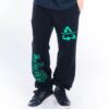 Embroidered Arrow Printing Long Pants Loose Fit Black