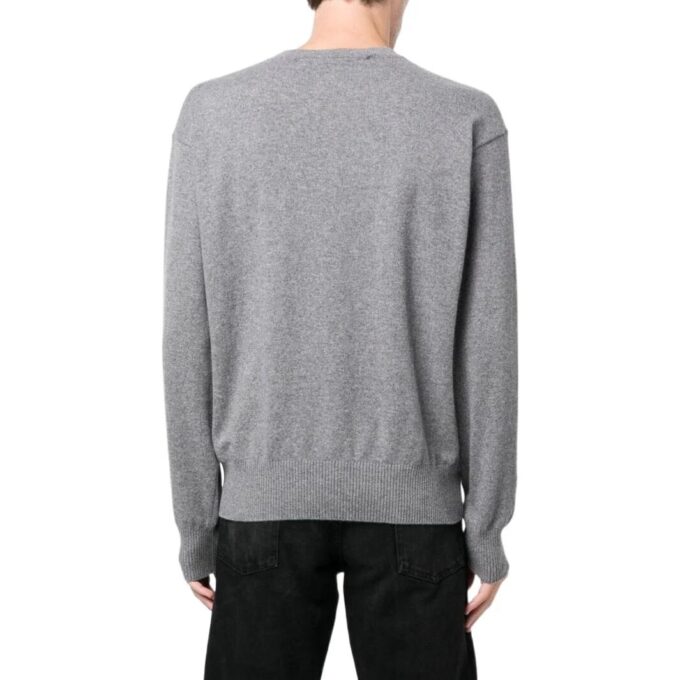 Embroidered Logo Crew Neck Jumper