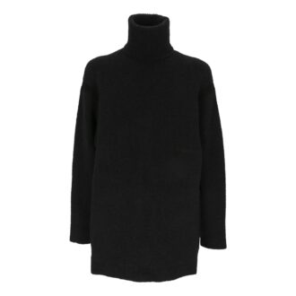 Embroidered-Logo Roll Neck Jumper