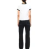 Embroidered Script Fitted T-Shirt