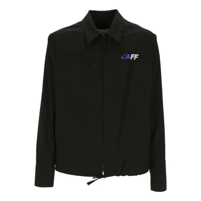 Exact Opp Zip Hybrid Shirt Jacket “Black”