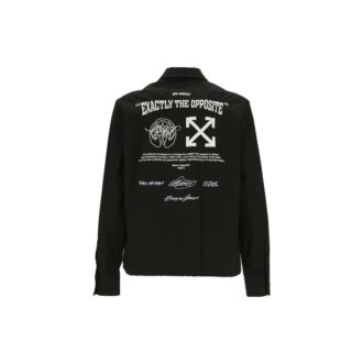 Exact Opp Zip Hybrid Shirt Jacket “Black”