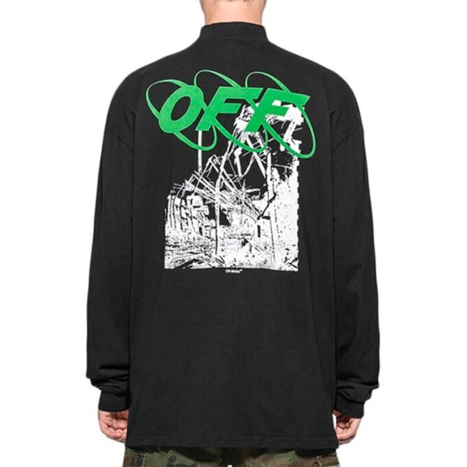 Factory Mock Neck T-Shirt “Black”