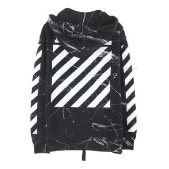 Fashion Printing Pullover Men Black