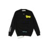 Fire Tape Graphic Pullover Black/Yellow