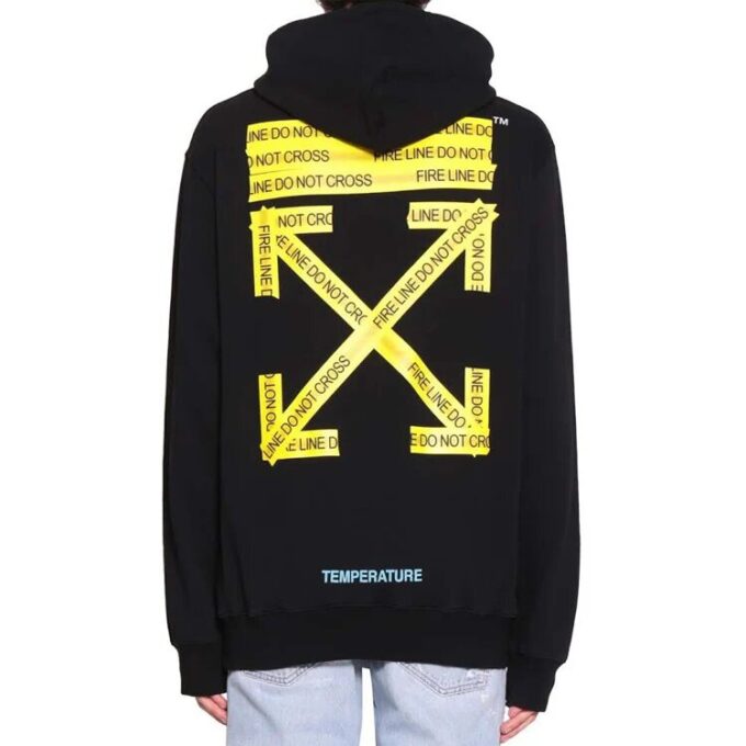Firetape Hoodie “Black Yellow”