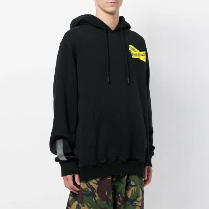 Firetape Hoodie “Black Yellow”