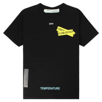 Firetape SS Tee “Black Yellow”
