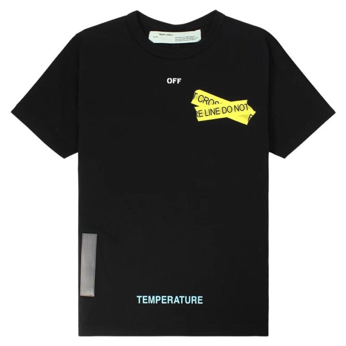 Firetape SS Tee “Black Yellow”