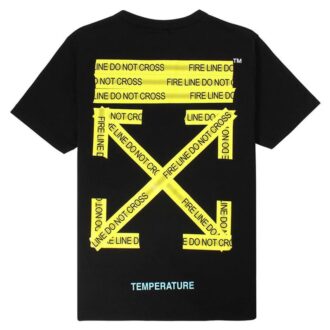 Firetape SS Tee “Black Yellow”
