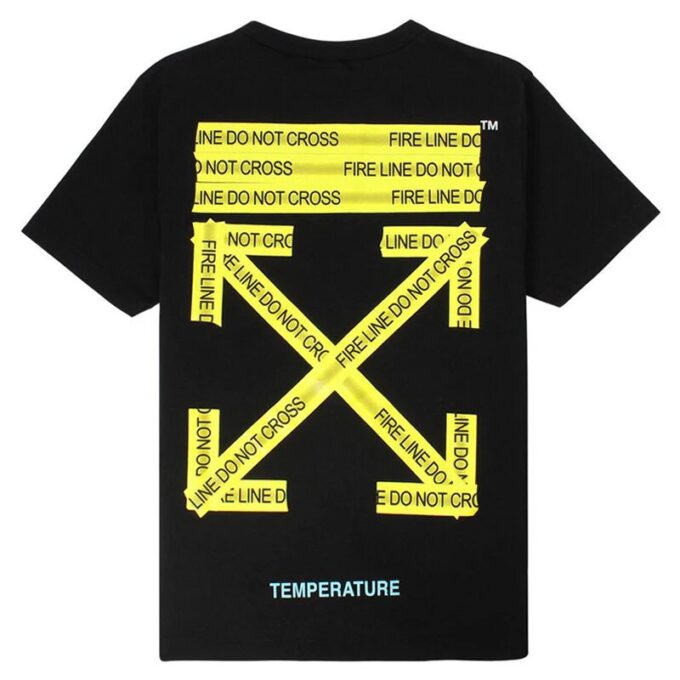 Firetape SS Tee “Black Yellow”