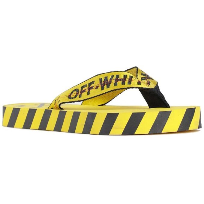 Flip Flops “Graphic Print – Yellow”