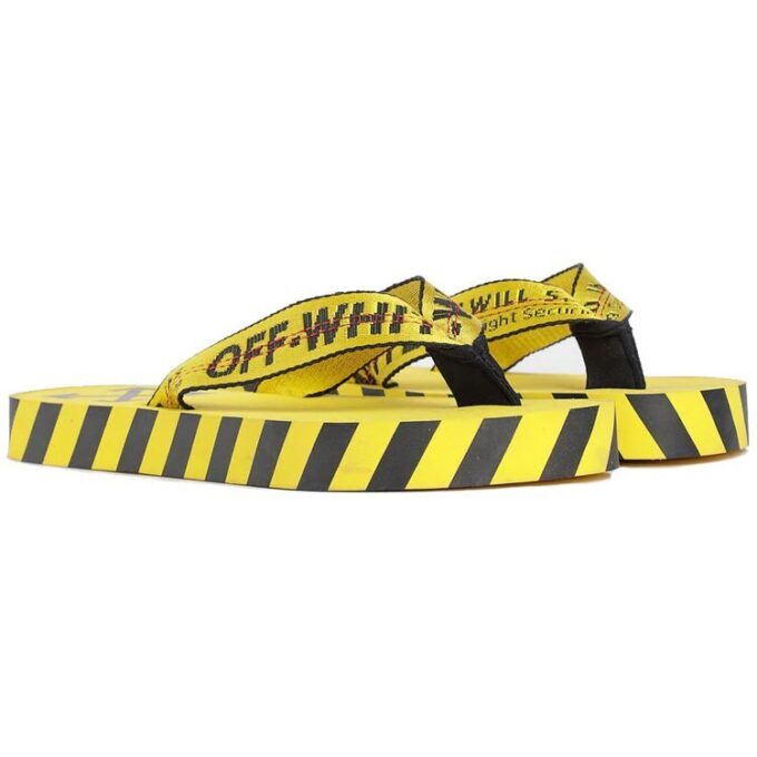 Flip Flops “Graphic Print – Yellow”
