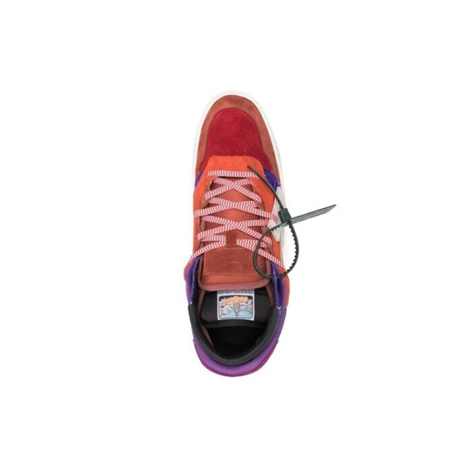 Floating Arrow Low-Top Sneakers “Purple Orange White”