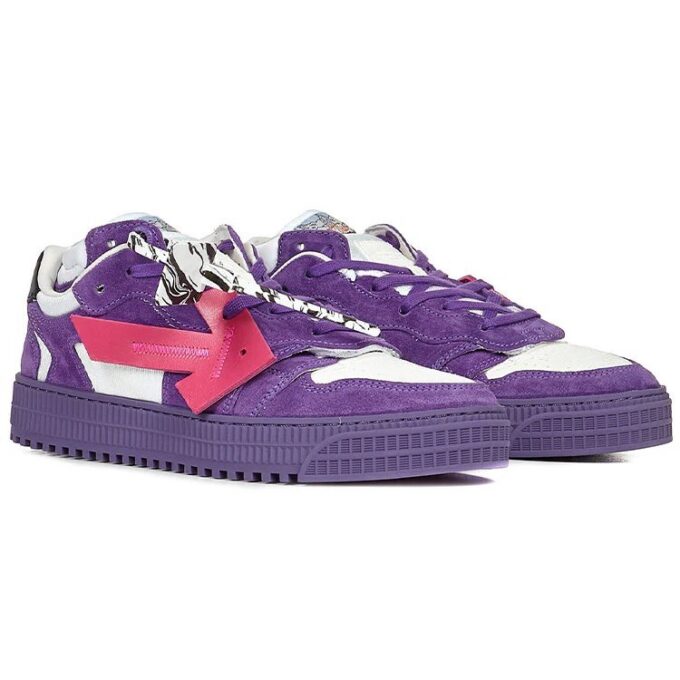 Floating Arrow Low-Top Sneakers “Purple Pink White”