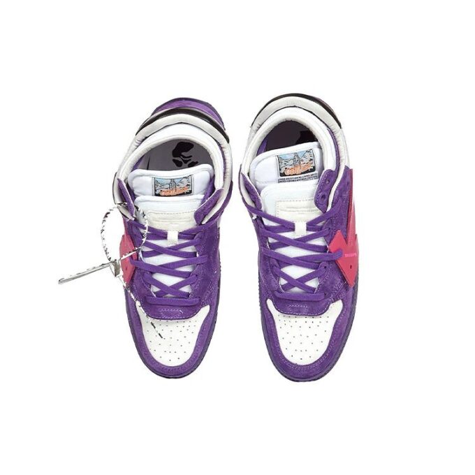 Floating Arrow Low-Top Sneakers “Purple Pink White”