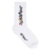 Floral Pattern Mid Socks