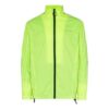 Fluo Yellow Track Sports Jacket Fluorescence