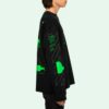 Fluorescence Arrows Sketch Mens Logo Sweater
