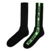 Fluorescent Industrial Belt Socks “Black Green”
