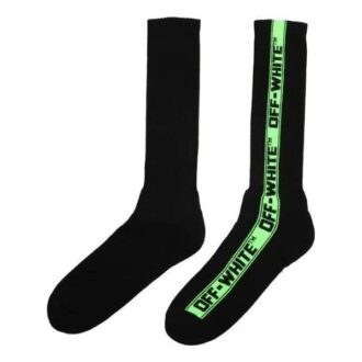 Fluorescent Industrial Belt Socks “Black Green”