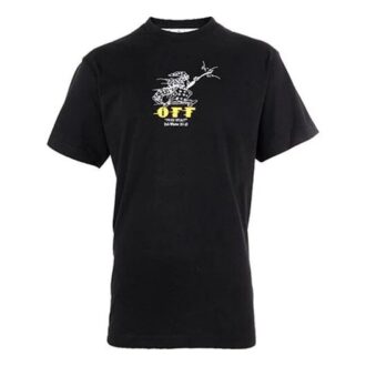 Freewizard Pattern Short Sleeve Loose Fit Black