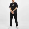 Freewizard Pattern Short Sleeve Loose Fit Black