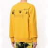 Funny Logo Printing Pullover Yellow