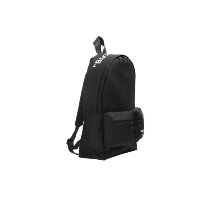 FW19 Black Quote Backpack Black