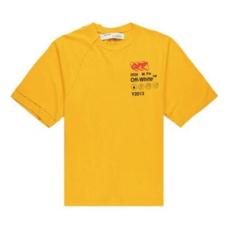 FW19 Industrial Y013 Recon Short-Sleeve Tee Men Yellow