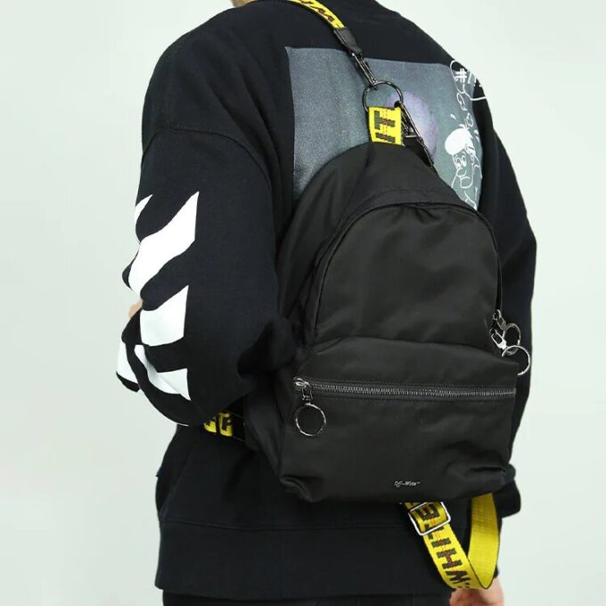 FW19 Mini Backpack Black/Yellow