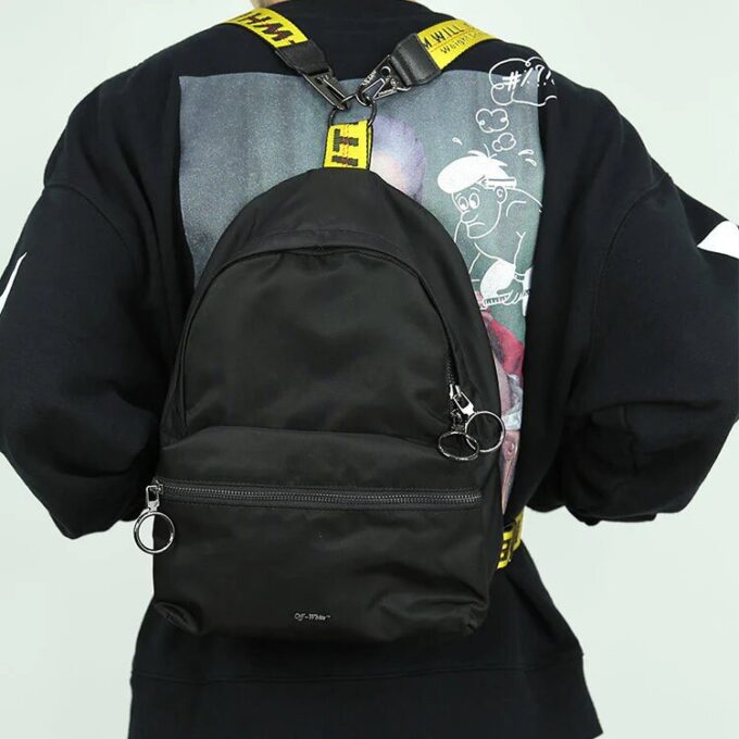 FW19 Mini Backpack Black/Yellow