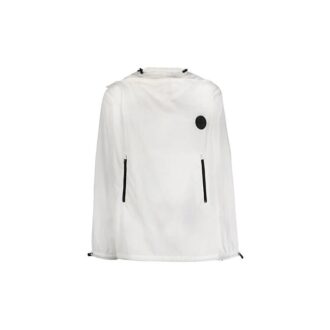 FW19 Printing Pullover Hooded Jacket Men White