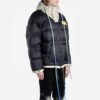 FW19 Scaffolding Zipped Puffer Arrow Jacket Men Blue