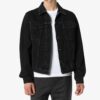FW20 Arrow Printed Denim Jacket Men Black