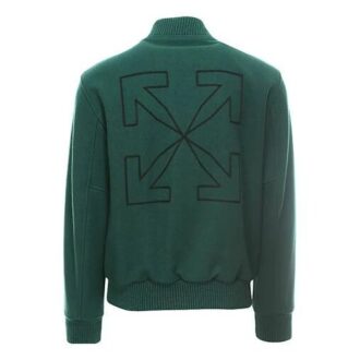 FW20 Arrows ArrowsPrintingBomber Jacket Men Green