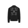 FW20 Arrows Printing Baseball Jacket Men Black