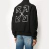 FW20 Arrows Printing Baseball Jacket Men Black