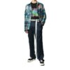FW20 Arrows Printing Long-sleeved Shirt Men Green