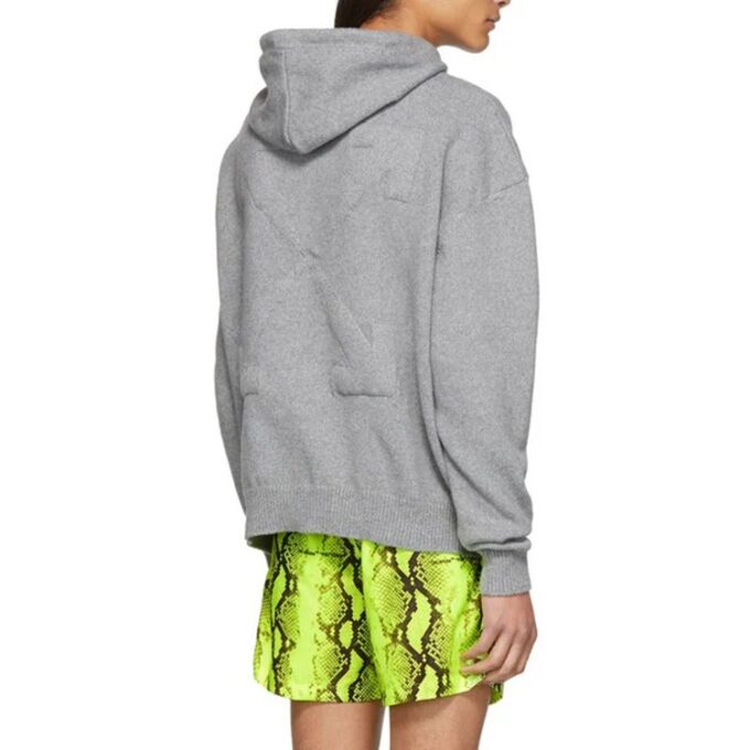 FW20 Arrows Printing Pullover Men Grey