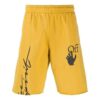 FW20 Arrows Printing Sports Shorts Men Yellow