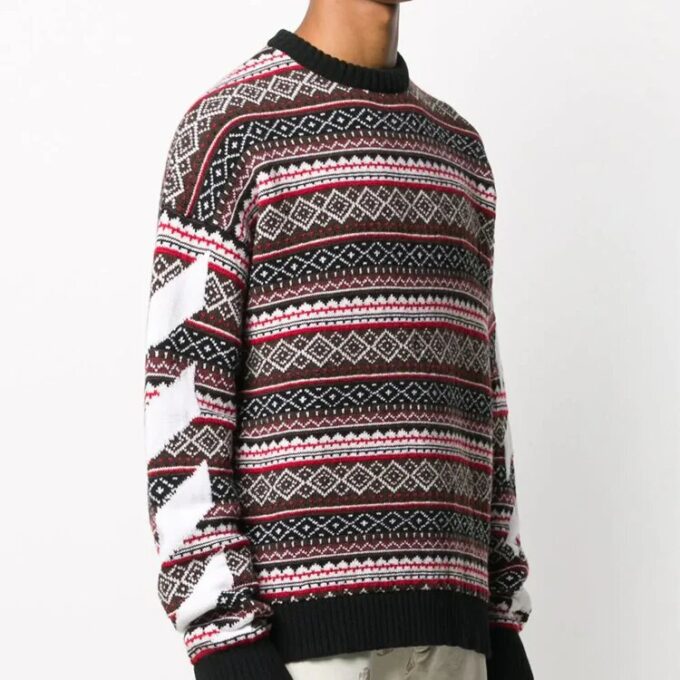 FW20 Arrows Sweater Men Multicolor