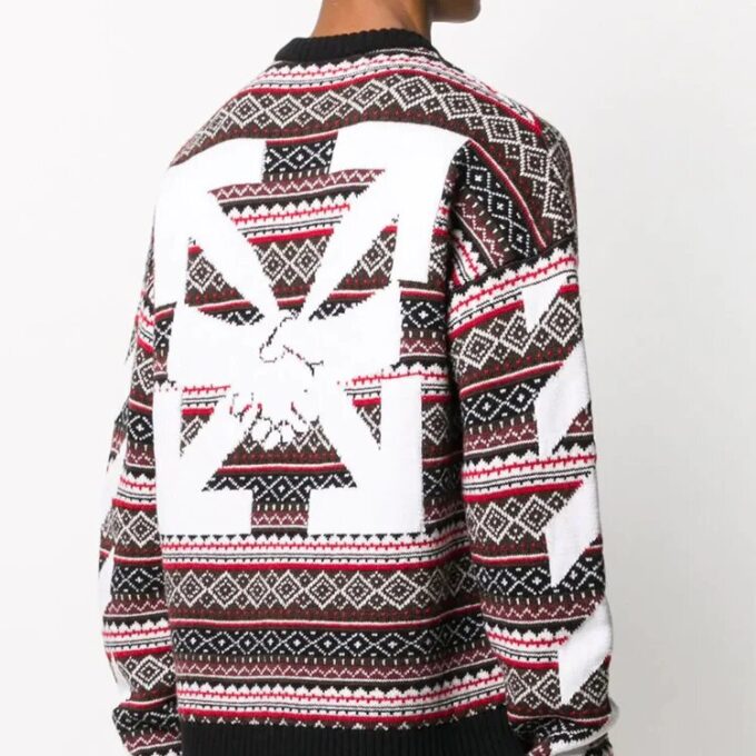 FW20 Arrows Sweater Men Multicolor