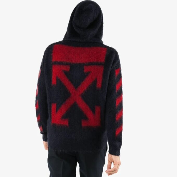 FW20 ArrowsPrinting Pullover Men Black